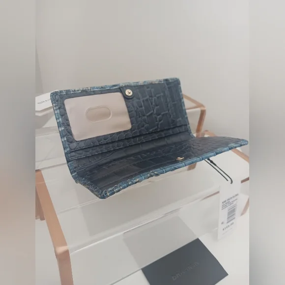 NWT Brahmin - Ady Wallet Mindful Grey Acoustic Wallet - Picture 7 of 10